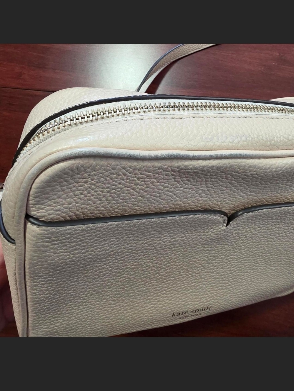 Kate Spade Pebbled Leather Crossbody Bag in Light Pink - Picture 5 of 9